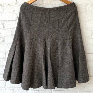 MICHAEL Michael Kors FlaredTweed Wool Skirt Size 8